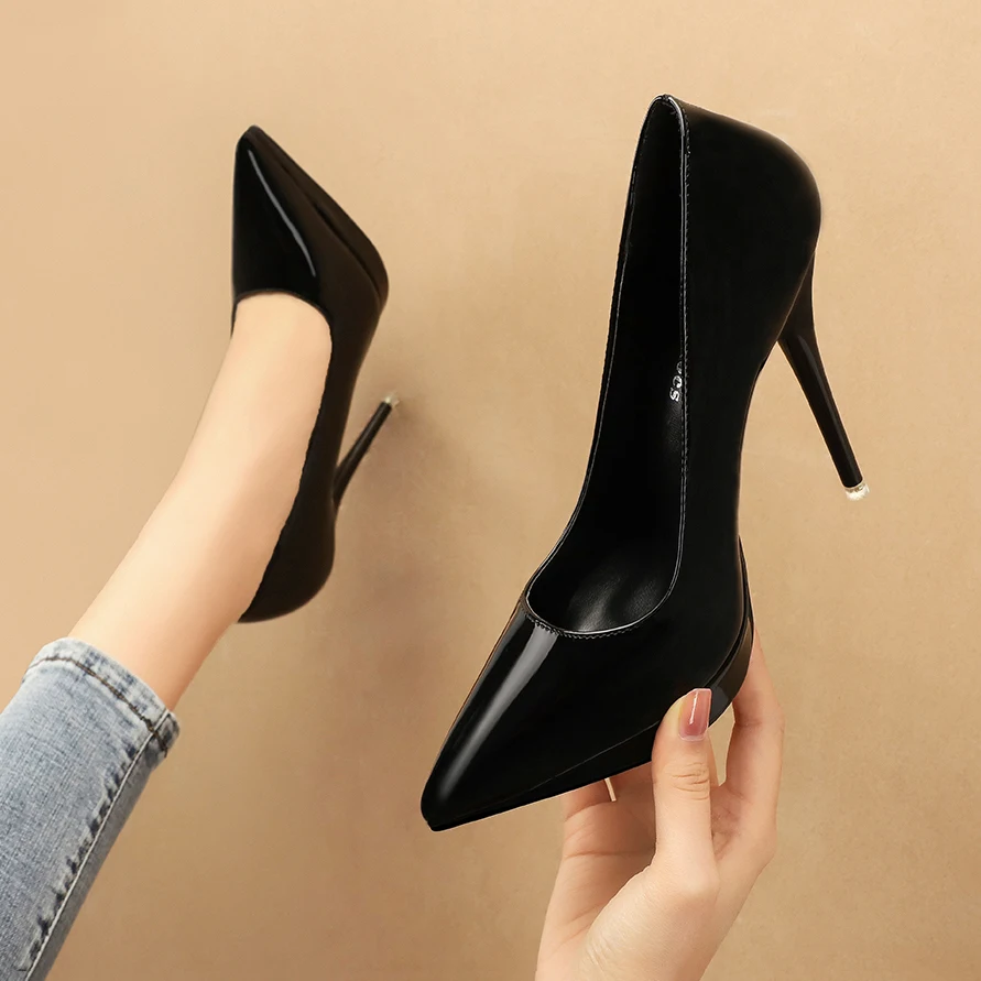 

2022 Women High Heels Pumps Lady Sexy Pointed Toe Tacones Hakken Heels Pumps Female Escarpins Footwear Nude Shoes