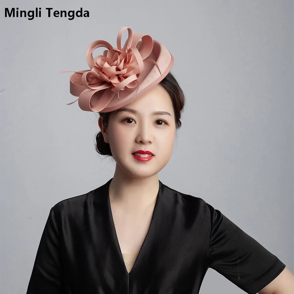 Головной убор Mingli Tengda для декорирования невесты свадебная шапка фотосъемки