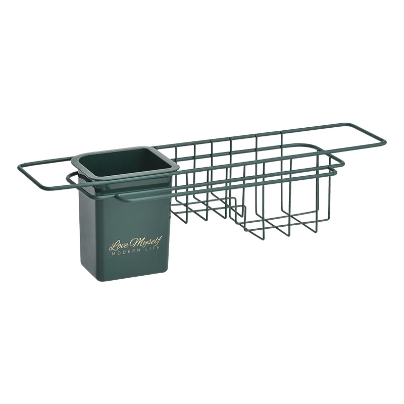 

Convenience Sink Storage Rack Home Kitchen Sink Organizer Sponge Soap Scrubber Dishcloth Hanger For Kitchen QP2