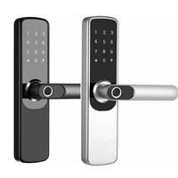 tuya app fingerprint password smart lock ic card security door electronic large lock 6068 lock suit door thickness 5 5 10cm