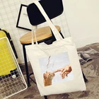 Забавная ручная сумка-шоппер Ван Гога, сумки-тоут с рисунком, шоппер в стиле Харадзюку, Женская Холщовая Сумка на плечо, женские эко-сумки большой емкости