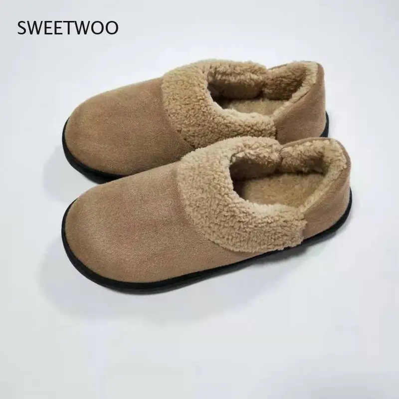 Зимние/Осенние тапочки для влюбленных Уютная теплая уличная домашняя обувь