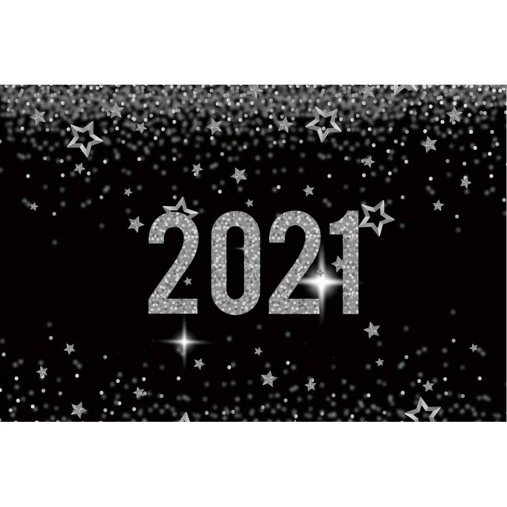 2021 виниловый праздничный фон для фотосъемки с новогодним семейным декором и