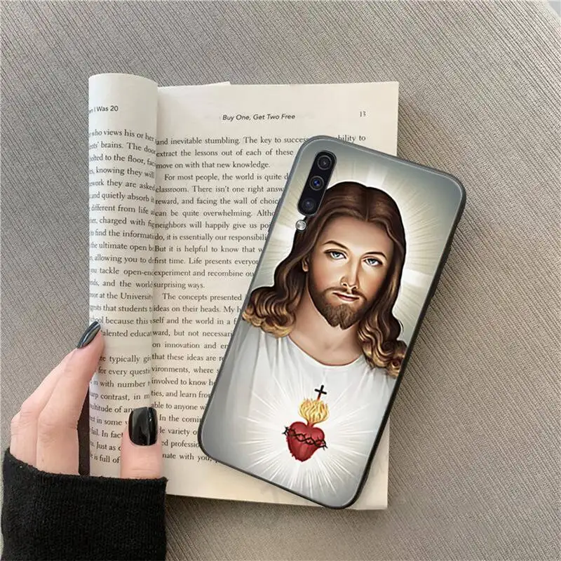 

Divine Mercy Jesus pattern Phone Case For Samsung galaxy S 9 10 20 A 10 21 30 31 40 50 51 71 s note 20 j 4 2018 plus