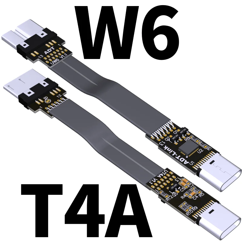 Экран FPV Micro B USB 3 0 к Type-C 90 градусов адаптер 5 см-100 см лента FPC плоский кабель Type C Micro-B