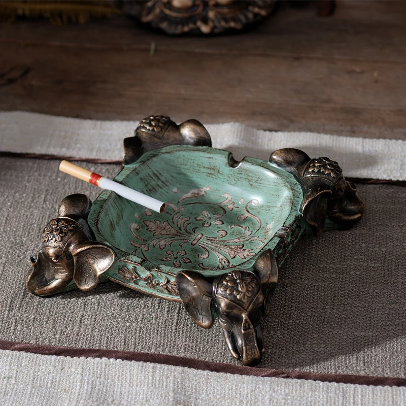 Прямая продажа новинка ретро пепельница слон личность креативный дом гостиная