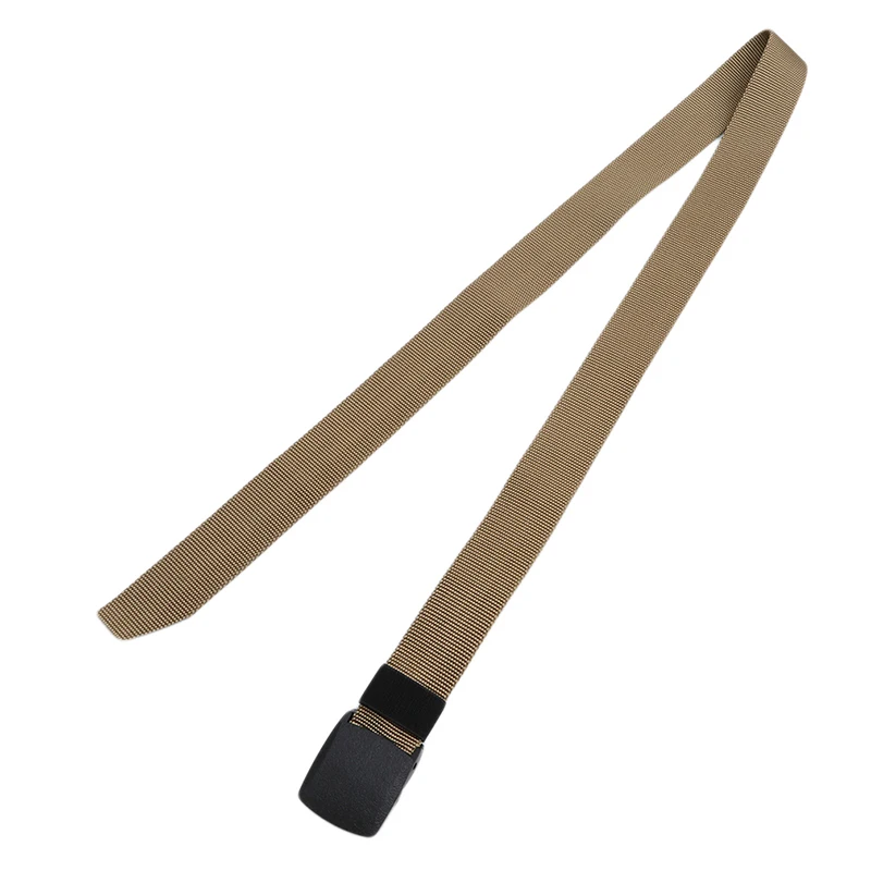 Военный Тактический нейлоновый пояс спортивный с пластиковой пряжкой на