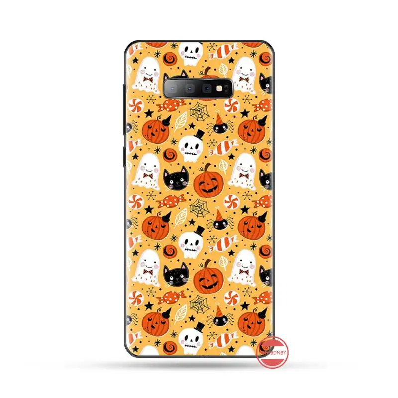 Милый маленький призрак с тыквой на Хэллоуин чехол для телефона Samsung S6 S7 edge S8 S9 S10 e