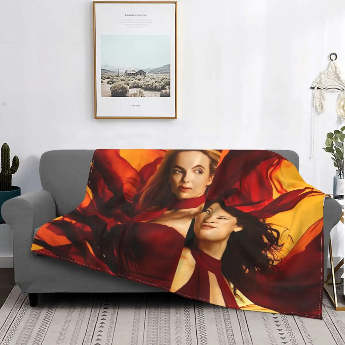 

Killing Eve Movie Blanket Bedspread Bed Plaid Rug Towel Beach Fleece Blanket Blankets For Bed