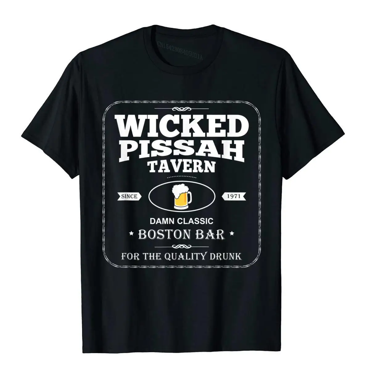 

Wicked Pissah Boston Bar Shirt Dive Bar Tee T-Shirt Popular Street T Shirt Cotton Mens Tops Shirt Beach Kawaii