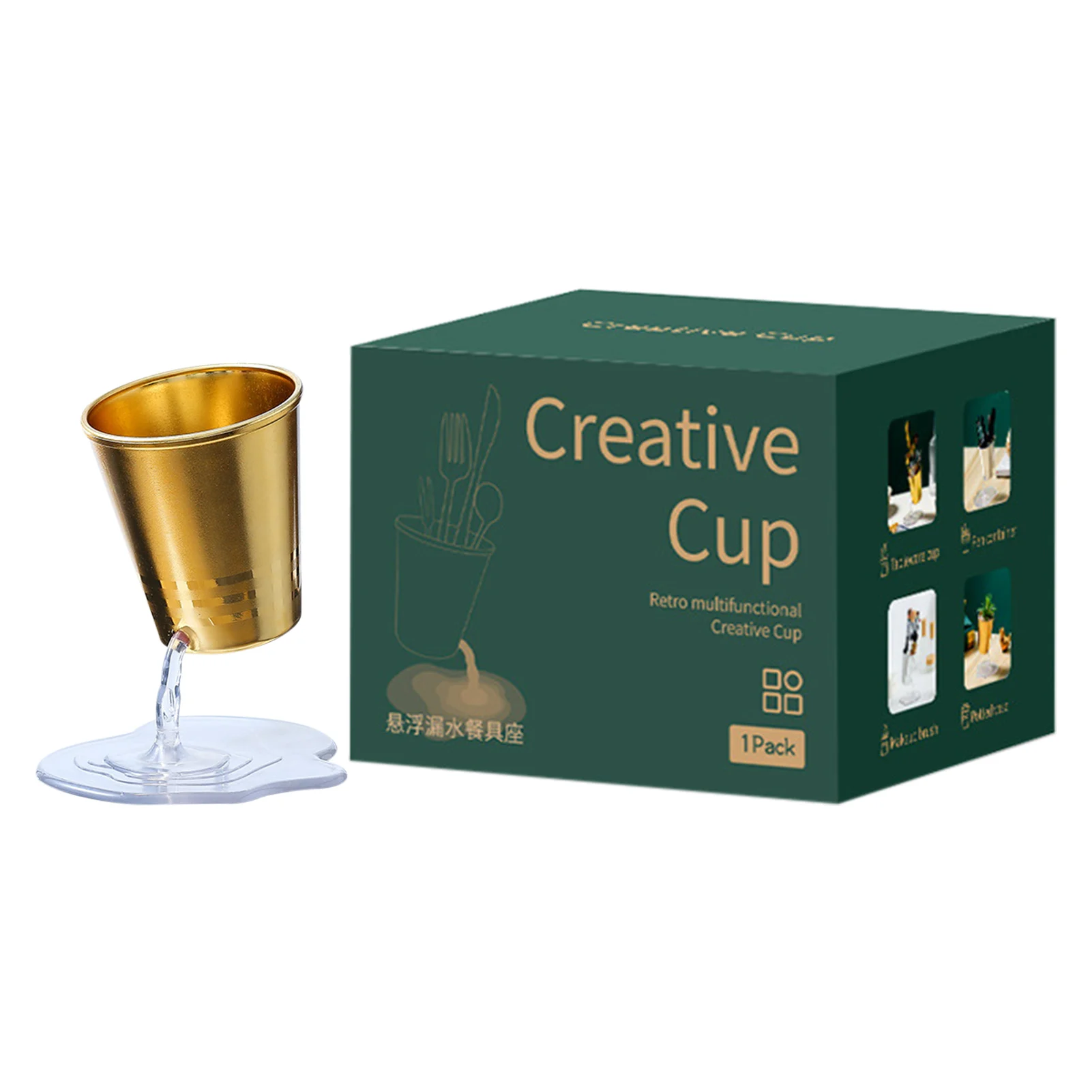 

Kitchen Tableware Storage Organizer Desktop Pen Holder Cosmetic Storage Floating Organizer Spoon Holder Creativity Cup Storage