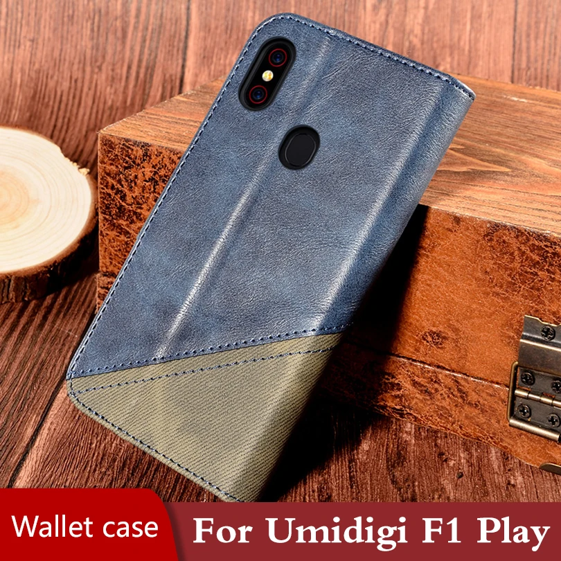 Чехол-кошелек для Umidigi F1 Play противоударный чехол на заднюю панель роскошный