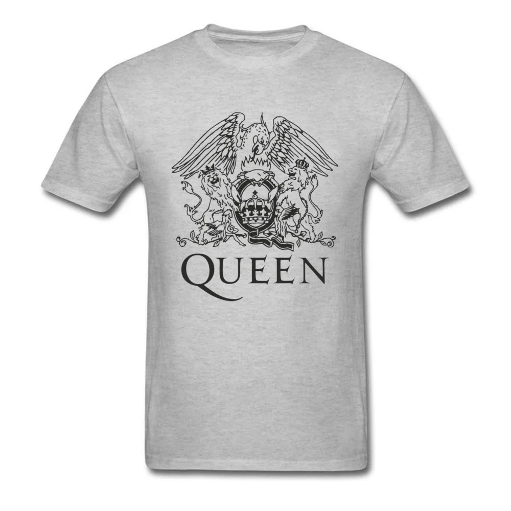 Футболка Queen Freddie Mercury брендовая серая футболка с рок-музыкой популярная в стиле