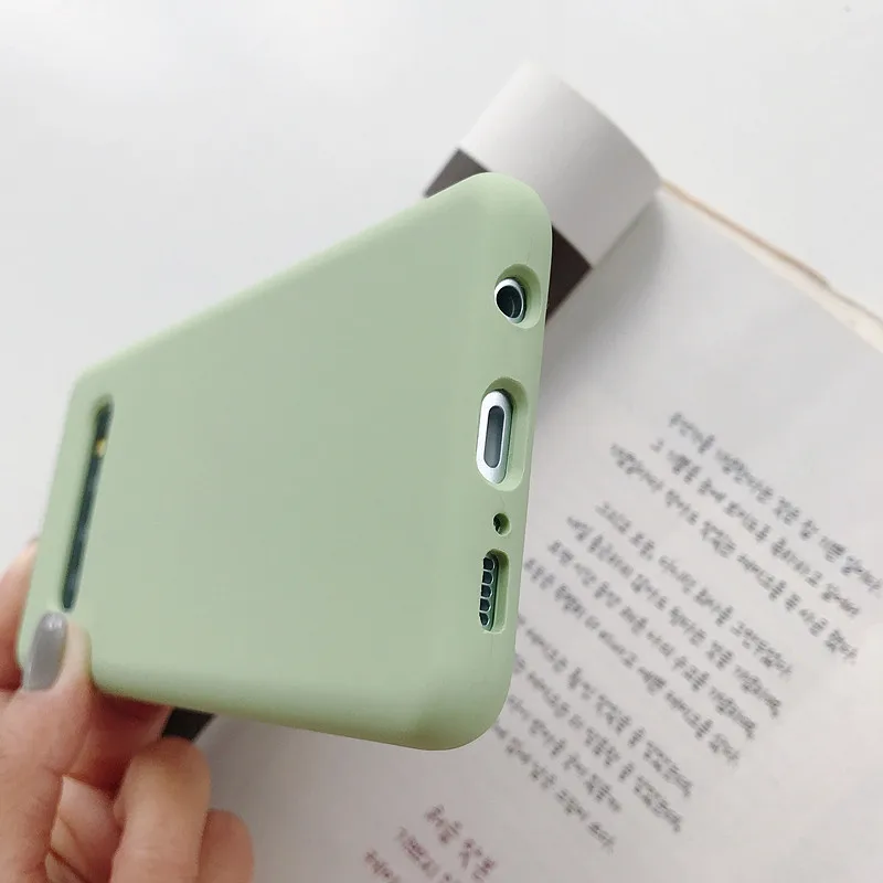 Liquid Silicone Phone Case For Samsung Galaxy S20 PLUS S20Utrla S10 5G S9 S8 Note10 9 8 plus Original Baby-Skin Feeling Cover |