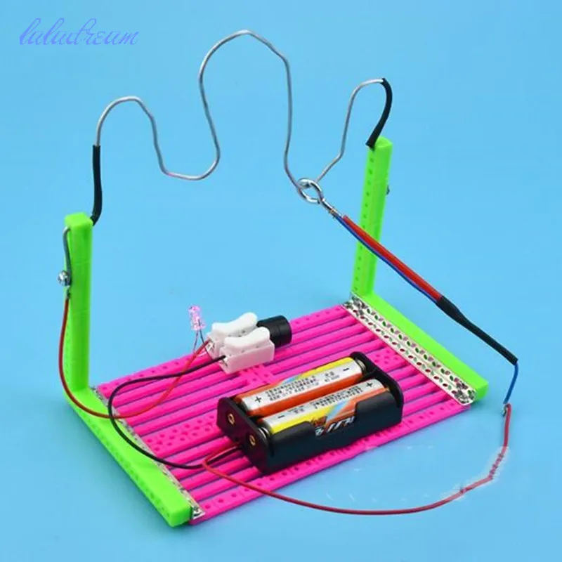 

Exploring Kid Creative Toy Scientific Experiment Game Model Fun Circuit Conduction Conduct Electricity Physical Experiments DIY