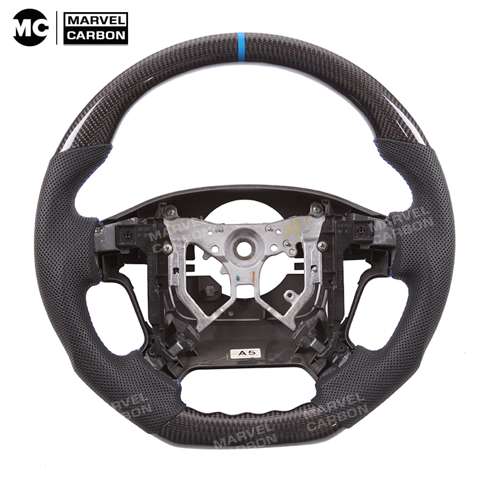 

Black Carbon Fiber Steering Wheel for TOYOTA Camry，Corolla,Highlander,Hilux Vigo，Premio