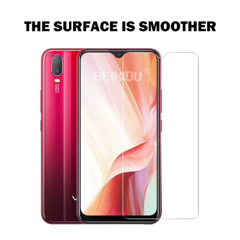 2 шт Полное закаленное стекло для vivo Y11 2019 защита экрана 2.5D 9h защитная