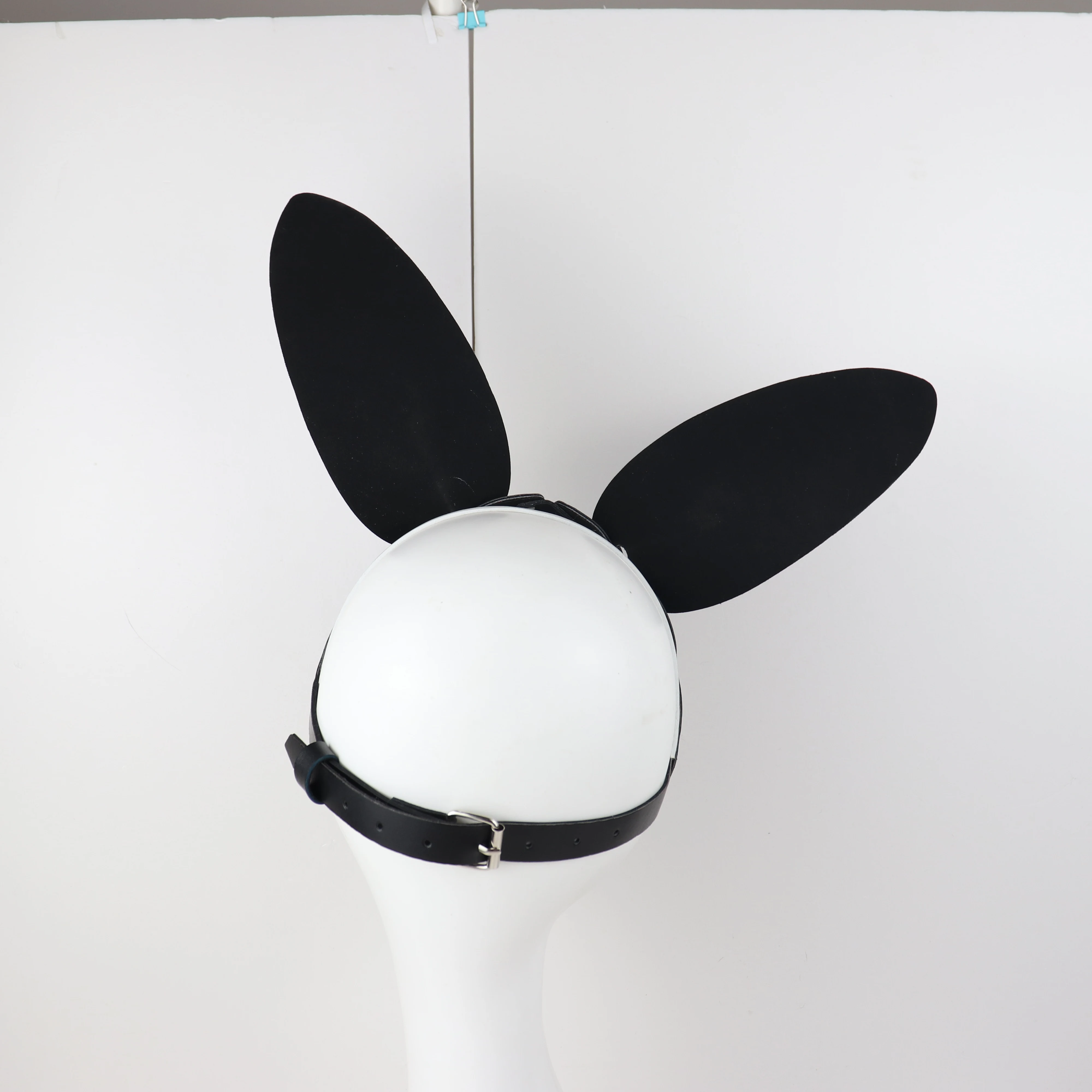 Маска уйи женская кожаная с заячьими ушками | Тематическая одежда и униформа