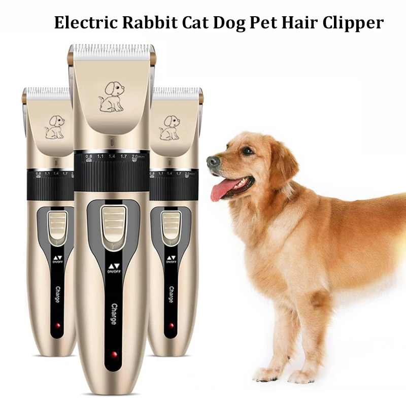 

Rechargeable Pet Dog Hair Trimmer Electric Teddy Rabbit Cat Animal Hair Clipper Pet Hair Remover Cutter Grooming Shaver Set