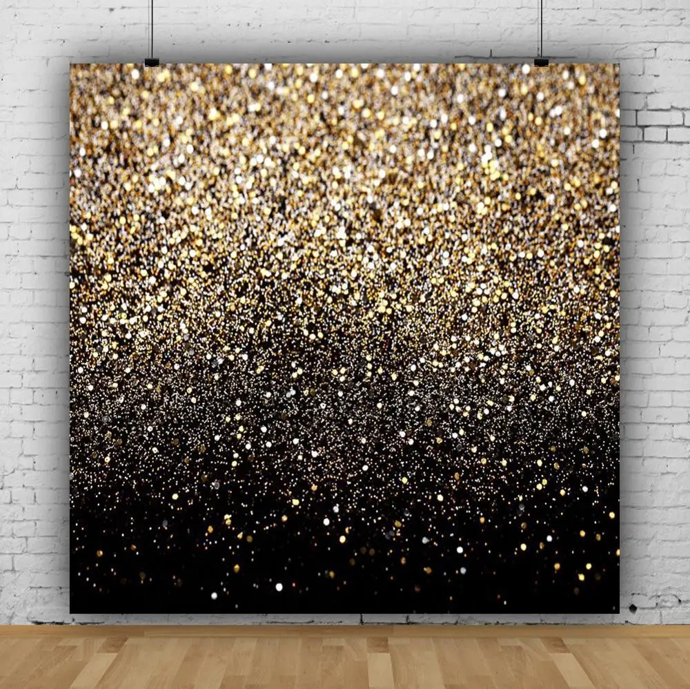 

glitter backdrop photography golden abstract black birthday party background for photo shooting photocall photophone