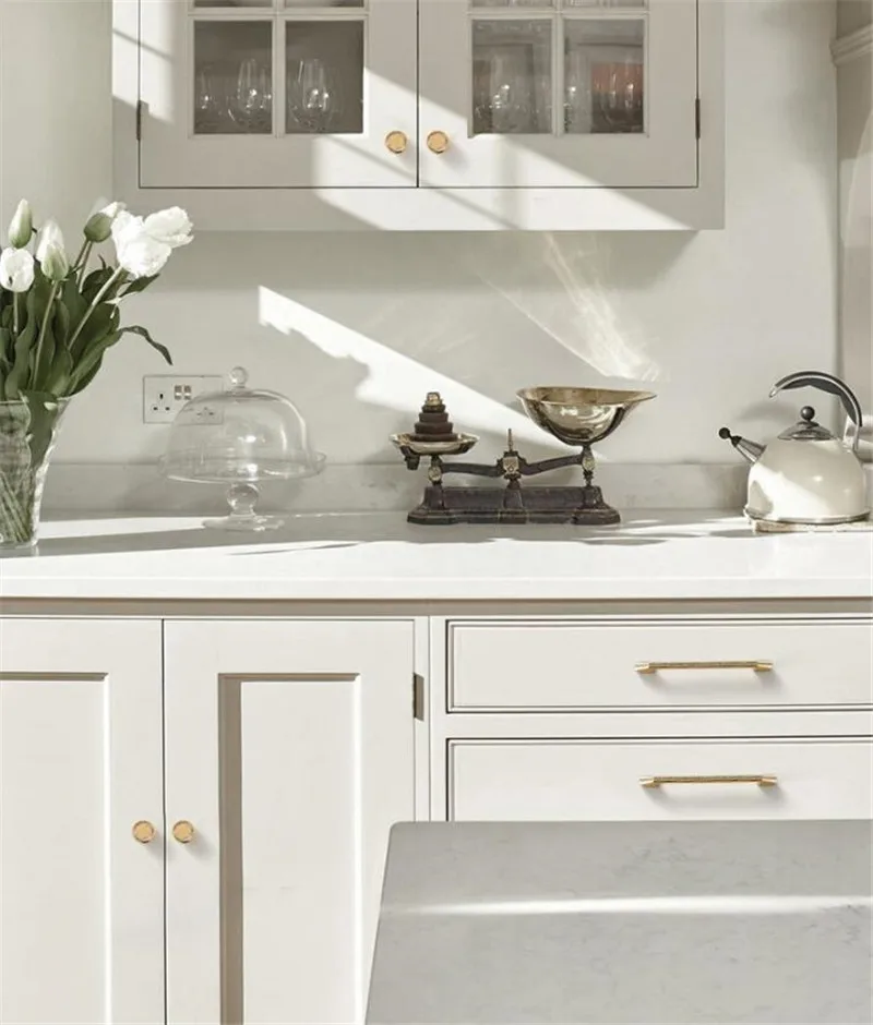 

KK&FING Luxury Crystal Handle Zinc Alloy Gold Kitchen Cabinet Door Knobs and Handles Drawer Pulls Furniture Handle Hardware