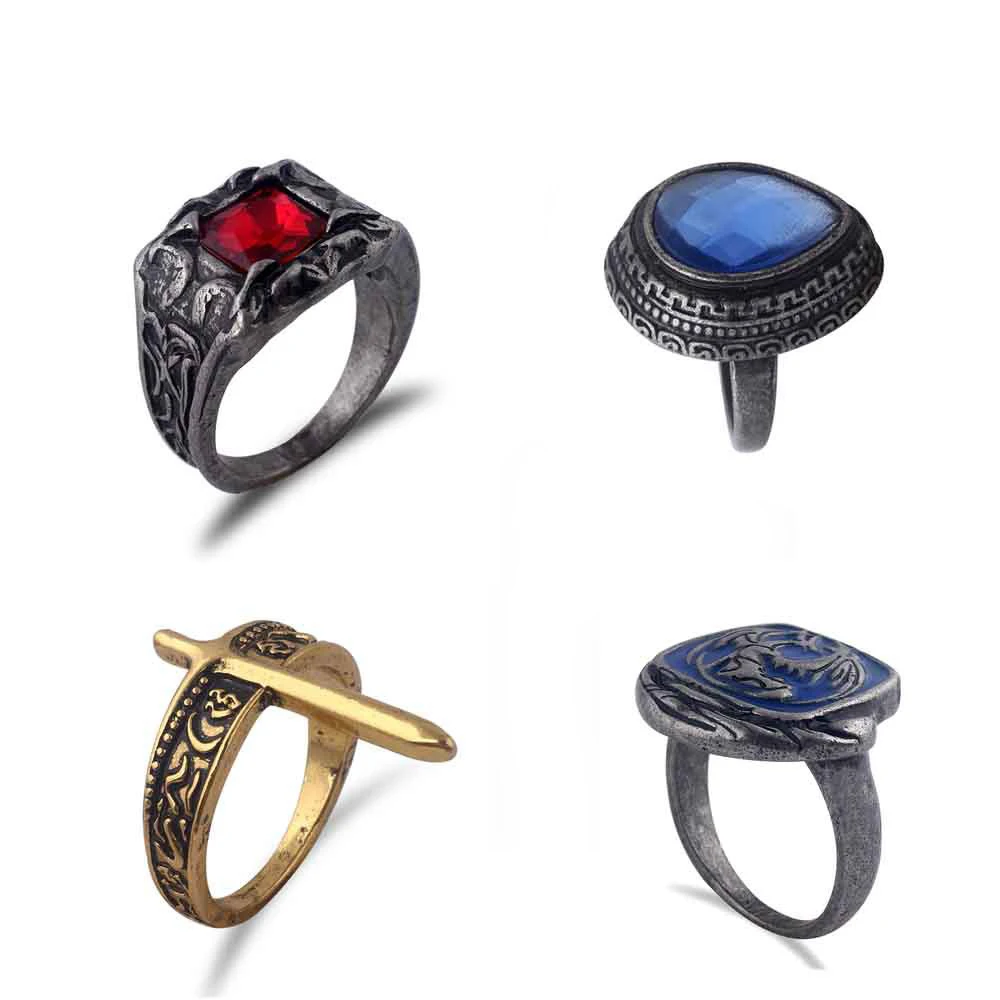 Кольцо из сериала игры Темные души для мужчин винтажные готические кольца со