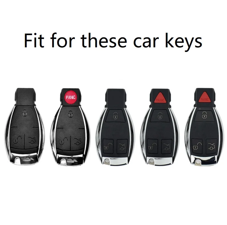 Кожа оболочки держатель чехол для дистанционного ключа от машины крышка Mercedes benz