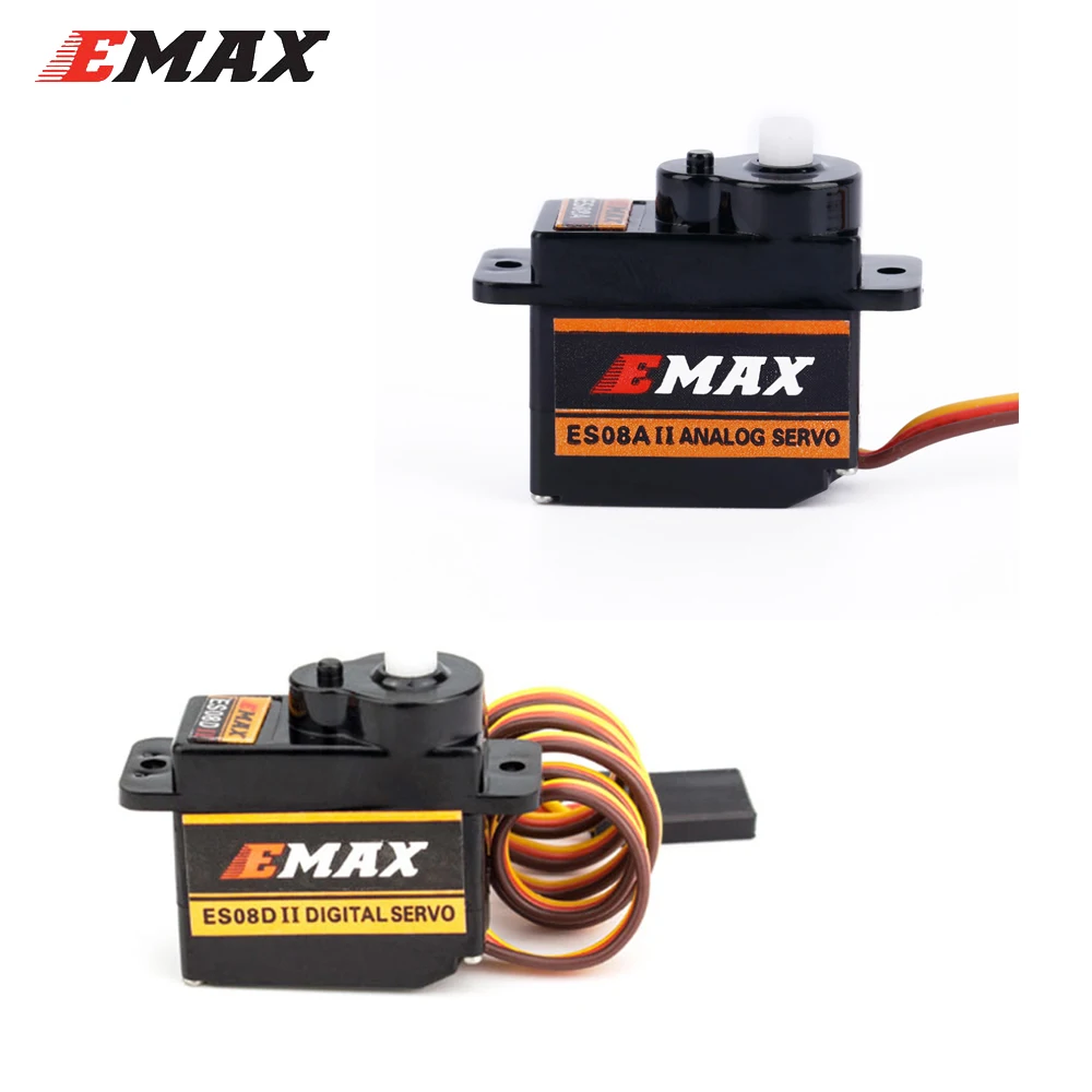 1 шт. EMAX ES08A II ES08D 8 6 г мини пластиковая Шестерня цифровой сервопривод для