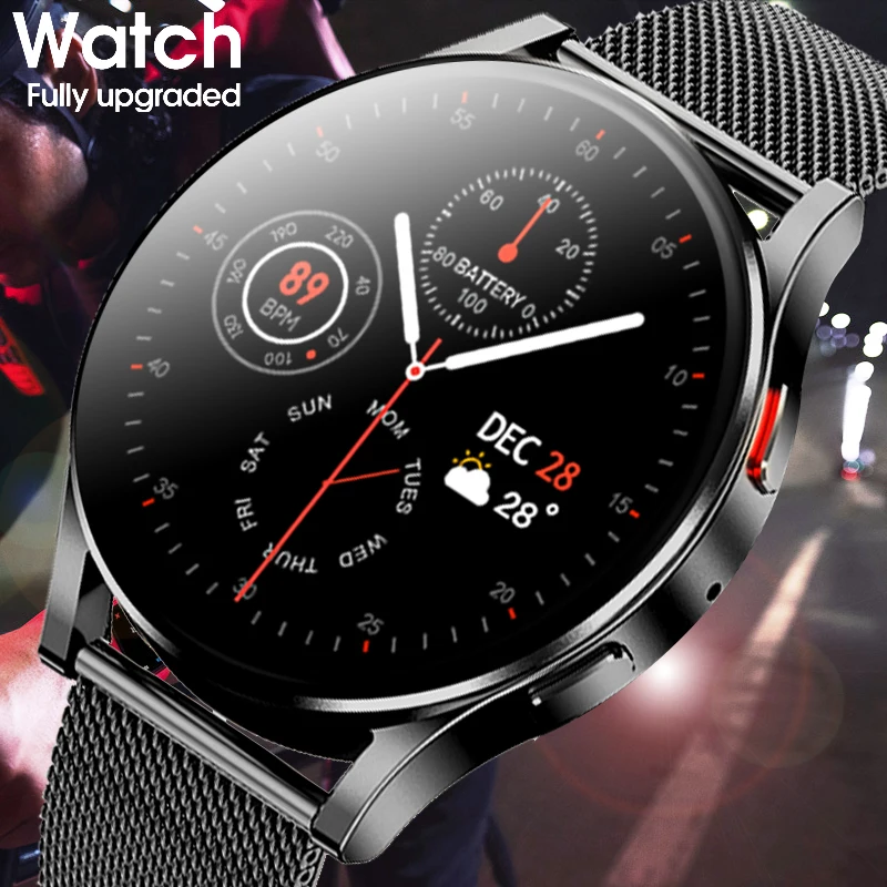 

2021 Smart Watch Men Watches Heart Rate Blood Pressure Monitor Bluetooth Call Sport Smartwatch For Samsung smart watch women+box
