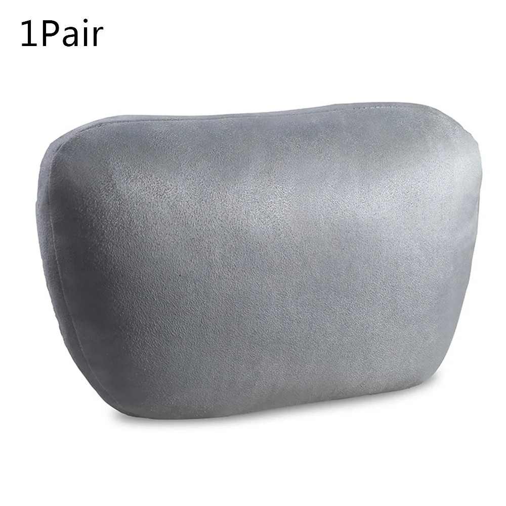 

For all vehicles Car Pillow Four seasons Neck Soft Suede fabric Support Universal 1 Pair For Mercedes Benz
