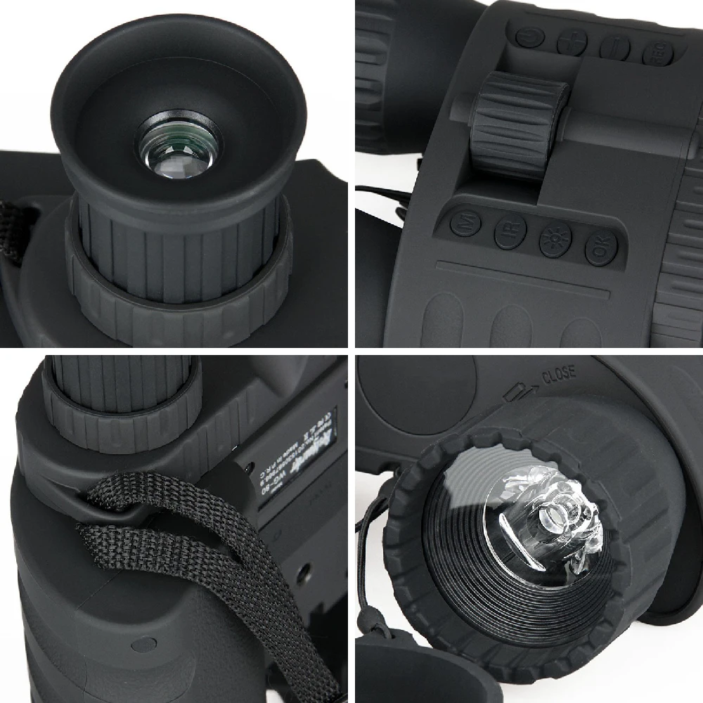 WG 80 4x50 цифровой охотничий бинокль ночного видения 300 м Диапазон HD 5MP 720P видео