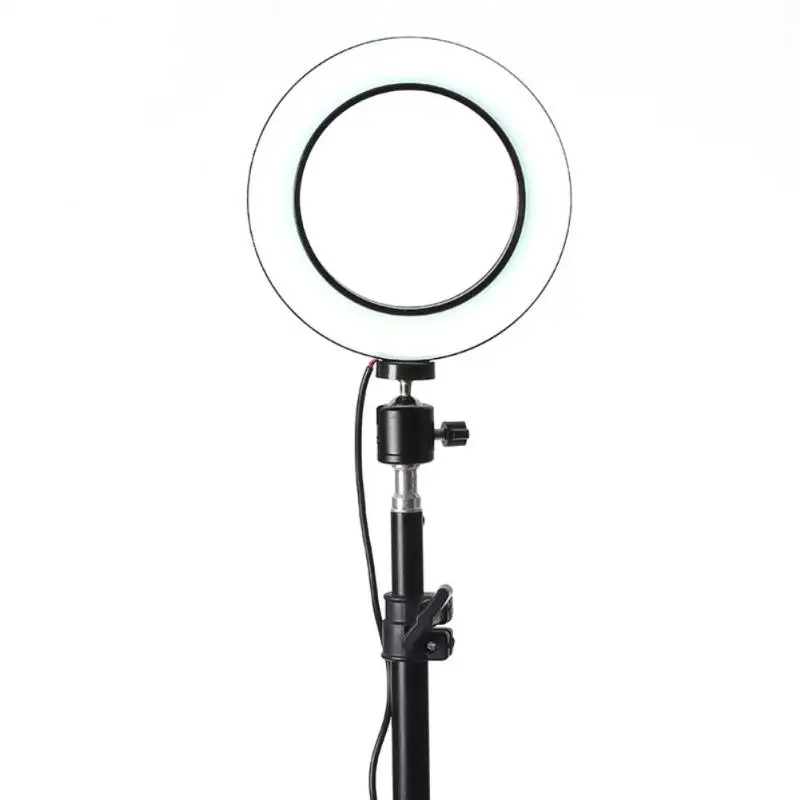 

Led Ring Fill Light Selfie Light Dimmable Photography Video Flash With Mobile Phone Clip USB Fill-In Light Ring With Controller
