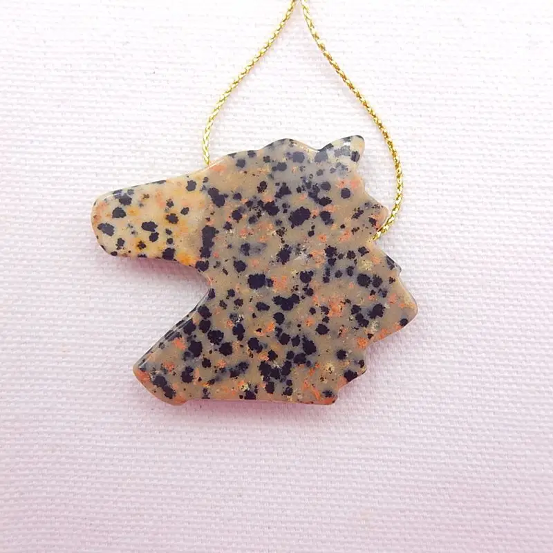 Резные в виде лошадиной головы из натурального камня точечный камень жемчужное