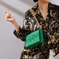 quilted handbag for women 2022 designer luxury womens shoulder bag with chain diamond lattice pu leather square envelope bag