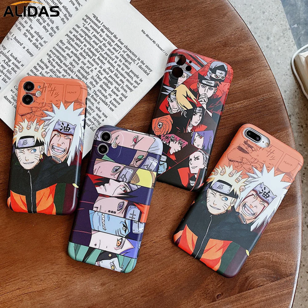 

Naruto Uchiha Sasuke Akatsuki Uzumaki Hatake Kakashi Uchiha Sasuke Pain Cell Phone Case For IPhone 12 11 Pro Max 7 8 Plus XR XS