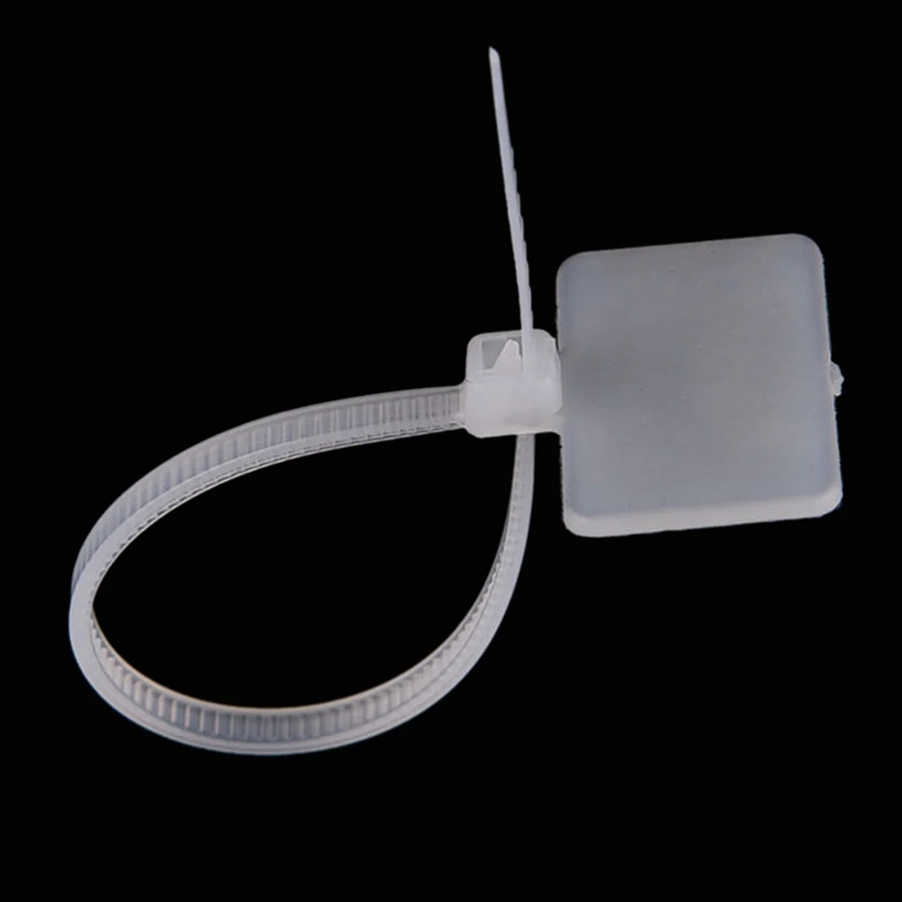 100 шт многоцелевой нейлоновый стяжной ярлык самоблокирующийся сетевой кабель застежка-молния обмотка петля провода ремни этикетка
