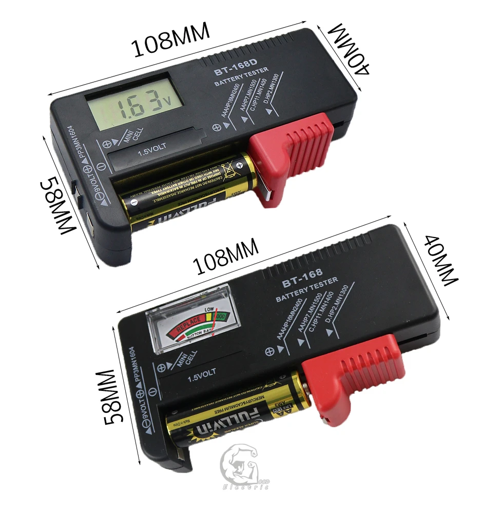 BT168D цифровой Батарея Ёмкость тестер ЖК дисплей цифровой/указатель Дисплей BT 168