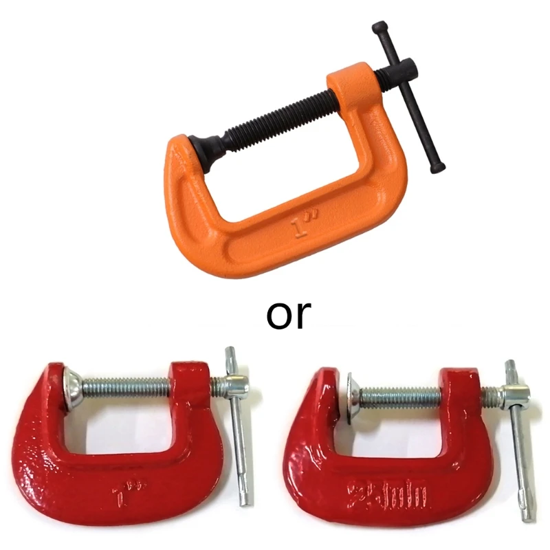 

Деревообрабатывающий прибор H58B, G-образный зажим 1-5 дюймов, тяжелый приспособление типа G, широкие зажимные отверстия, фиксированные