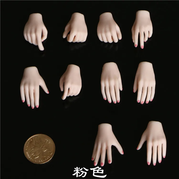 

5 пар, модель руки, масштаб 1/6, Женский солдат, тело для включения, сменный ручной тип для 12 дюймов Phicen JIAOUL, модель тела, игрушка