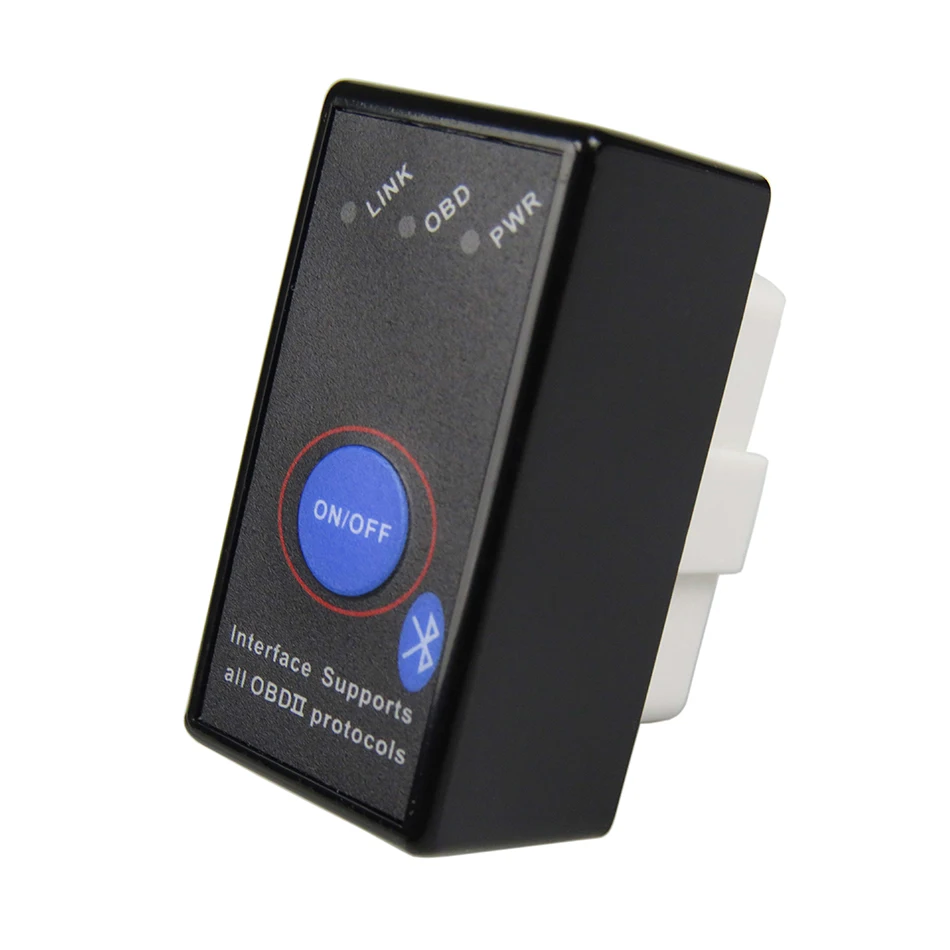 Мини ELM327 Bluetooth V1.5 переключатель питания ELM 327 в 1 5 OBD2 OBD II сканер для Android Torque Elm