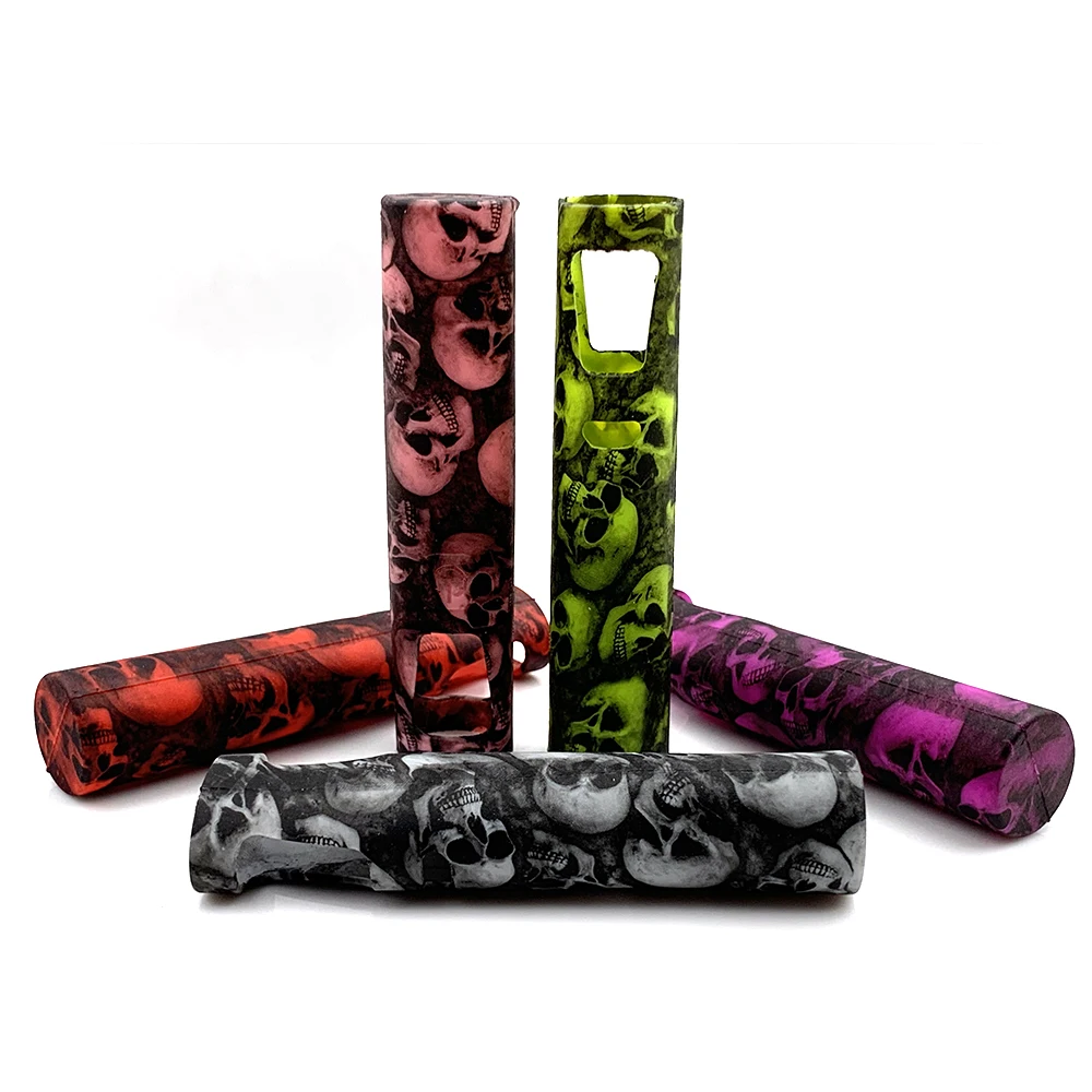 Силиконовый чехол в стиле черепа для сигарет EGo AIO Kit защитный резиновый