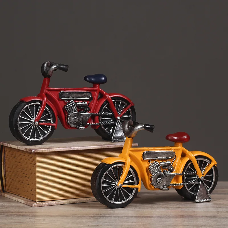 

Retro Bicycle Model Ornaments Creative Home Window Desktop Decoration Restaurant Wine Cabinet Coffee Shop Soft Furnishing