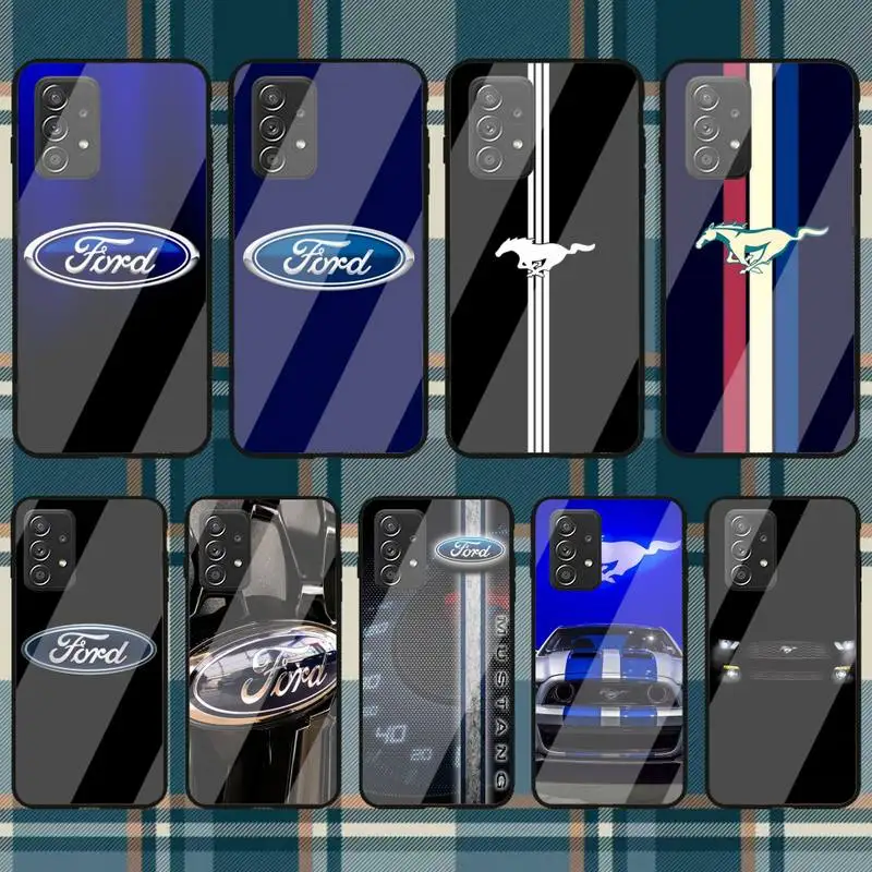 Роскошный автомобильный чехол RUICHI Fords для телефона Samsung Galaxy S7 8 9 10 20 plus Note8 Plus