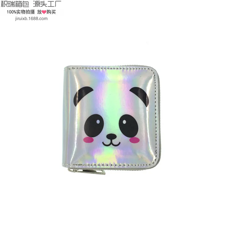 36short purse Мультяшный кожаный кошелек на молнии для девочек, кошелек для монет, медведь, кот, арбуз, фрукты, летняя женская модная сумка для денег, дамские смарт-кошельки для карт - Цвет: 36short purse