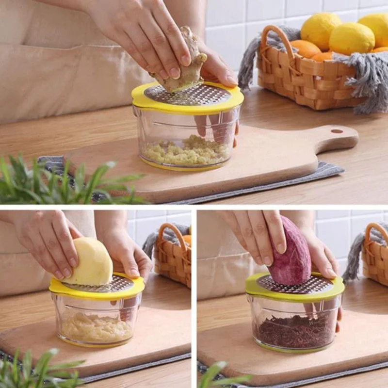 

4 In 1 Manual Juicer Citrus Lemon Orange Juicer Multifunctional Squeezer With Built in Measuring Cup Vegetable Fruit Hand Juicer