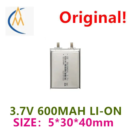 

503040pl lithium battery 600mah small fan 3.7V Bluetooth speaker music lamp atomizer polymer