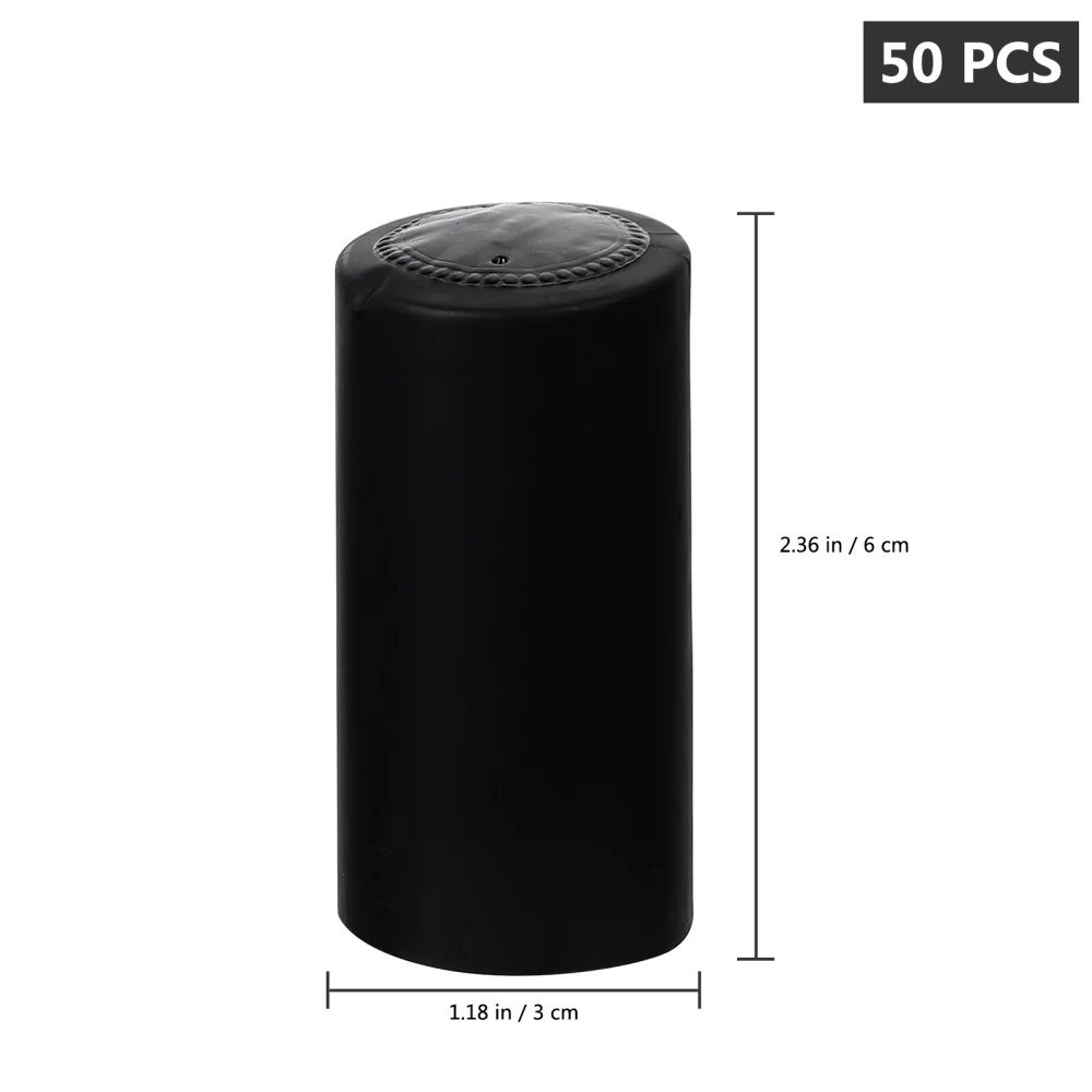 

50PCS Bottle Seal Shrink Cap Multi-functional Premium Bottle Shrink Cap