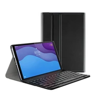 detached tpu soft shell leather case for lenovo tab m10 hd 2nd gen tb x306x wireless bluetooth keyboard cover shockproof sleeve