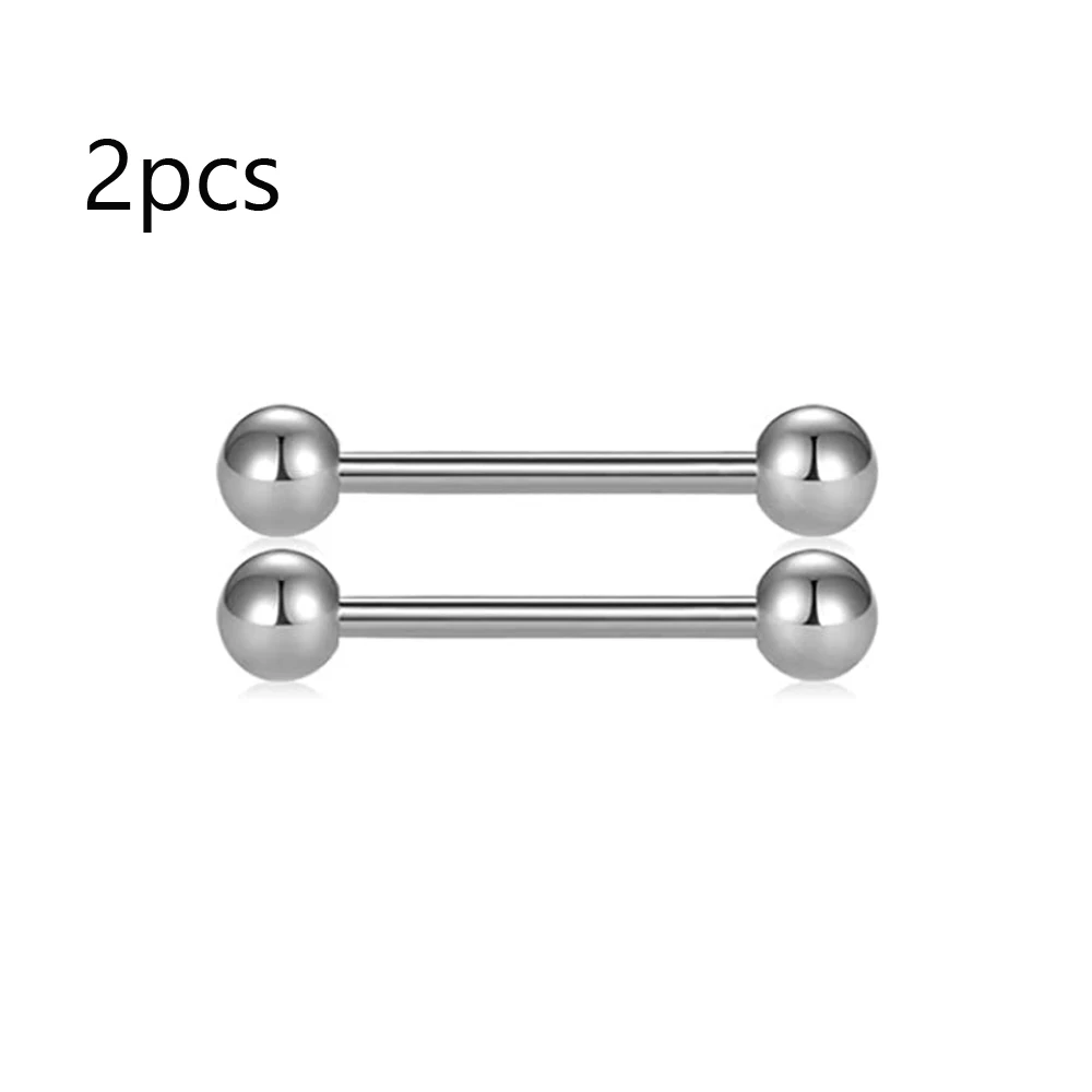 Tongue Nipple Ring Glow in Dark Flexible Straight Retainer Body Piercing Jewelry 4 Style |