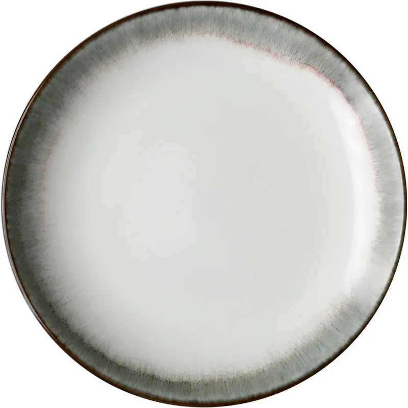 Серия обжига глазури американская зеленая керамическая чаша столовая тарелка